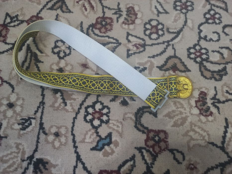 Военный.  Ремень парадный