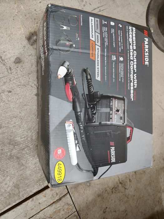 Нова Плазмена резачка с вграден Компресор Parkside PPSK 40 B2 плазма р