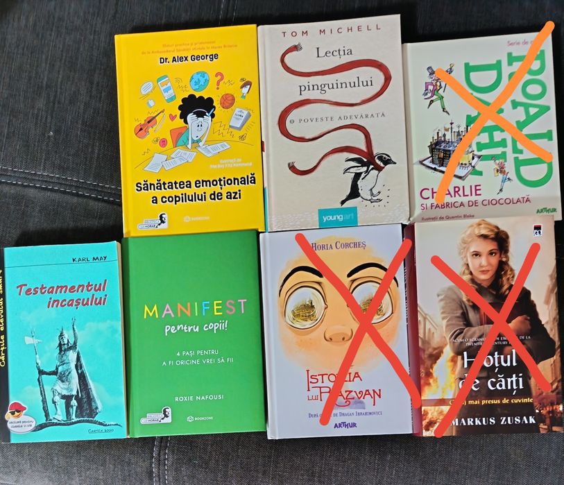 Vand cărți pentru copii și adolescenti (editura Arthur, Bookzoone)