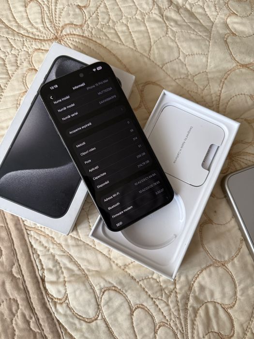Vând iPhone 15 Pro Max varianta 25 6 de giga