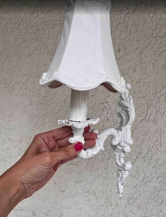 Set 2 aplice de perete vintage / stil Shabby Chic – Elegante și rafinate