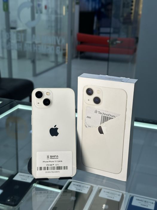 айфон 13 белый 100%
