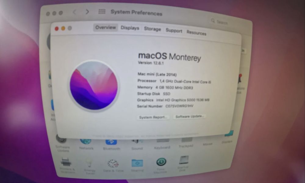 Mac Mini A1347 late 2014 1 tb ssd