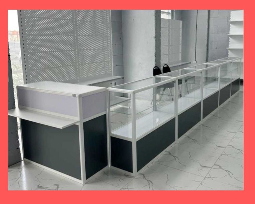 Прилавок витрина, витрина стеклянная, oynaly vitrina va prilavkalar