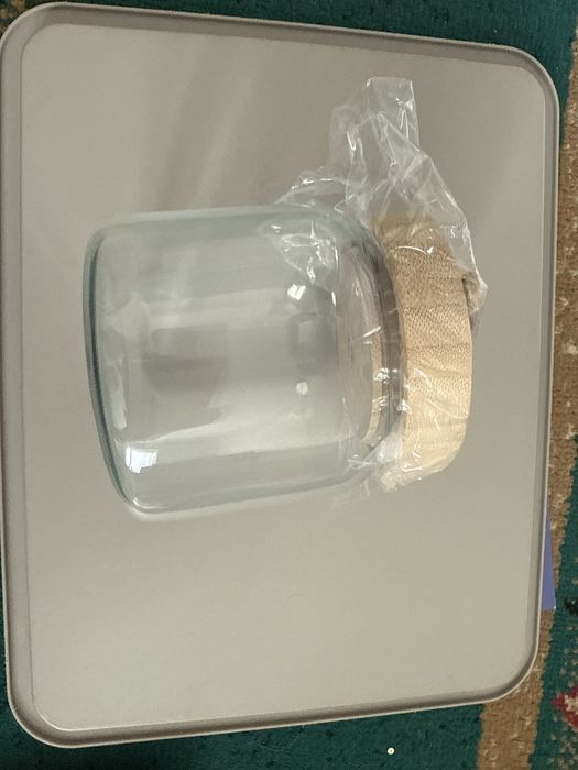 Банка с крышкой из дерева 500 мл