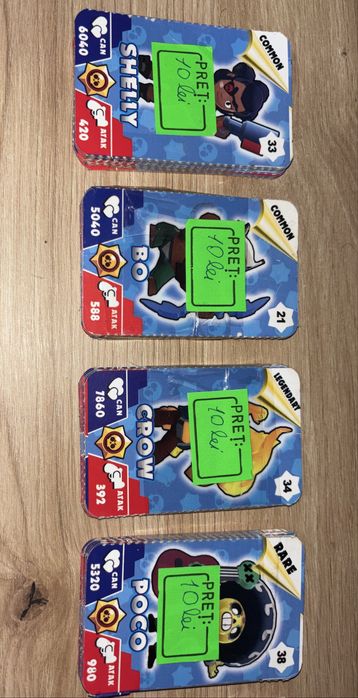 Cărti pentru copii colectonari cu figurine din BRAWL STARS