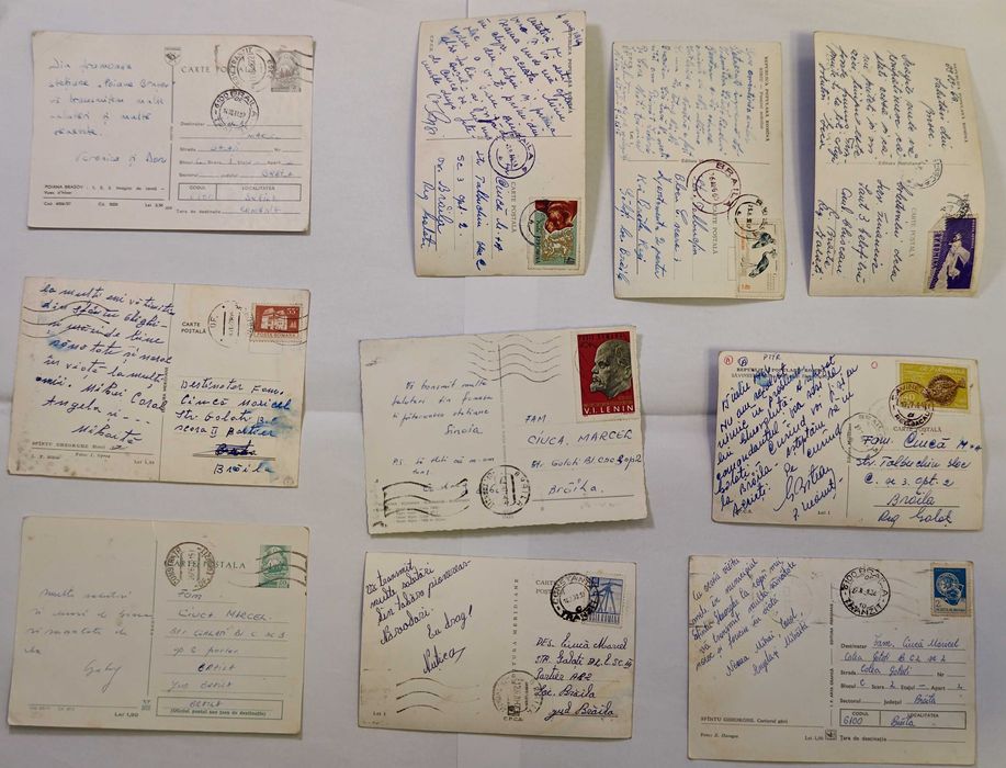LOT 26 Vederi Vechi / Cărți Poștale RPR - RSR (1957-1988) + Timbre