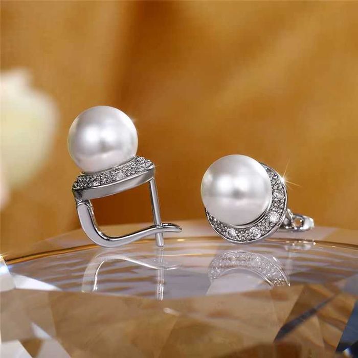 Cercei argint cu perla naturala