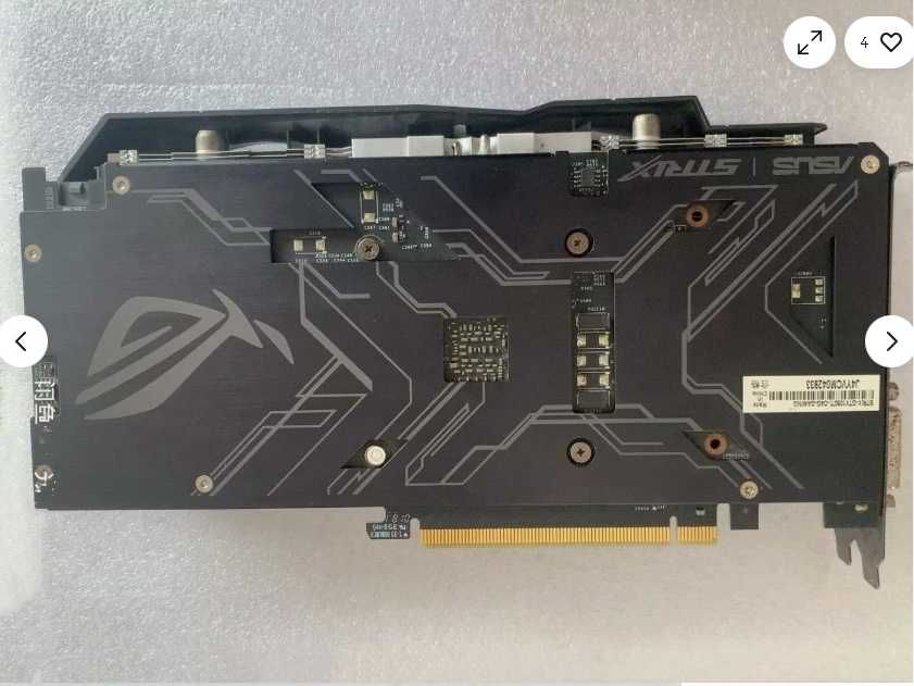 Placa video ASUS GeForce GTX 1050 Ti STRIX 4GB DDR5, 128-bit