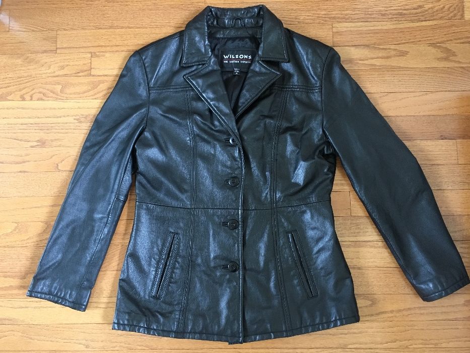 Дамско яке-сако естествена кожа