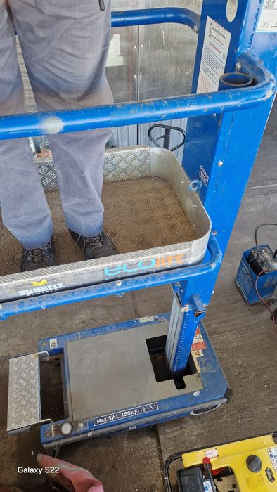 Manual nacela lucru ridicare la manivela circulara