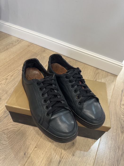 Кожаные  кеды мужские