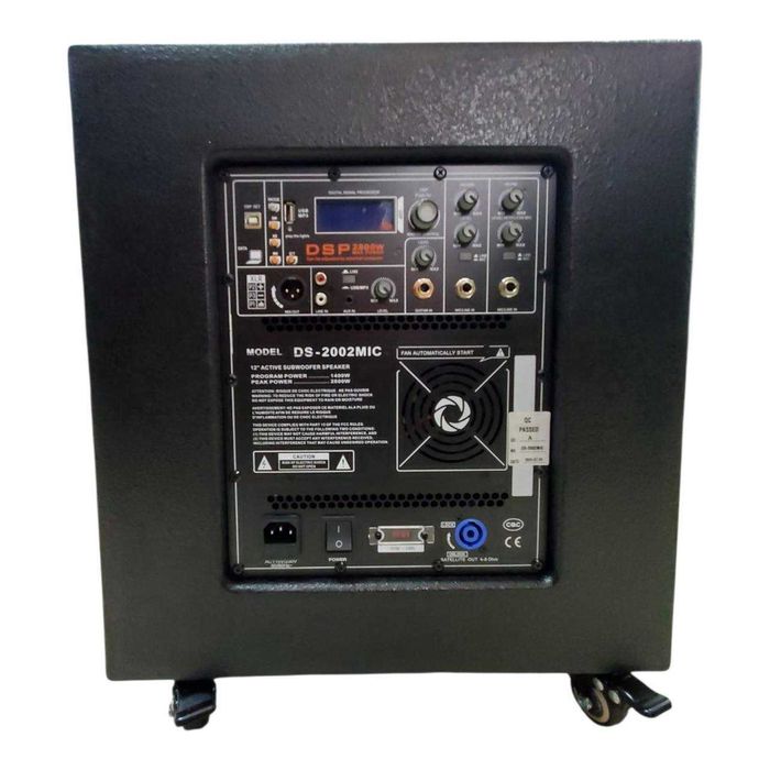 Boxa activa 12 inch DS-2002 MIC cu microfon Bluetooth sistem audio profesional puternic