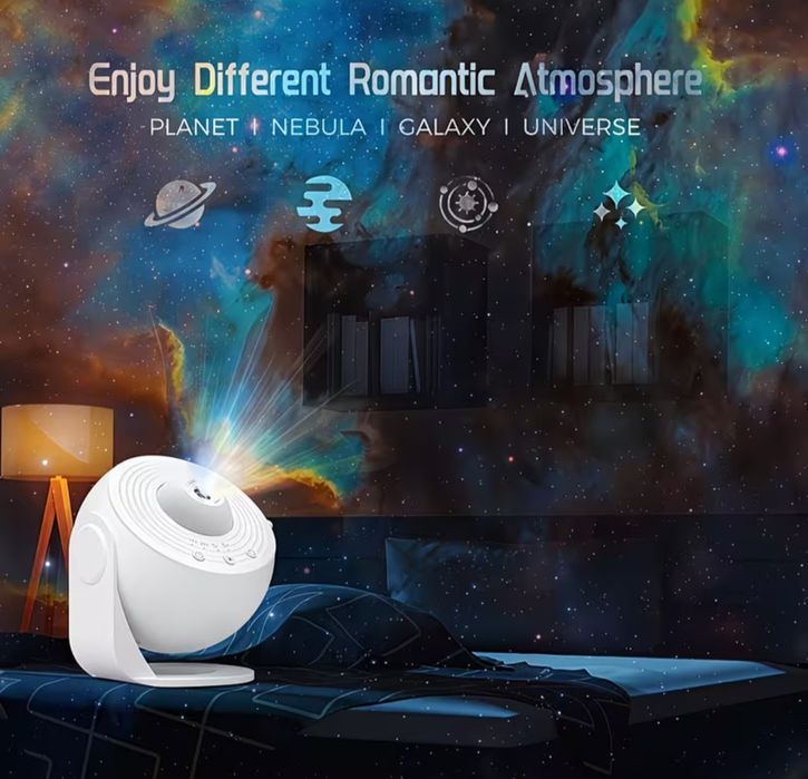 Звезден проектор Fussion Planetarium планетариум звездно небе 12 филма