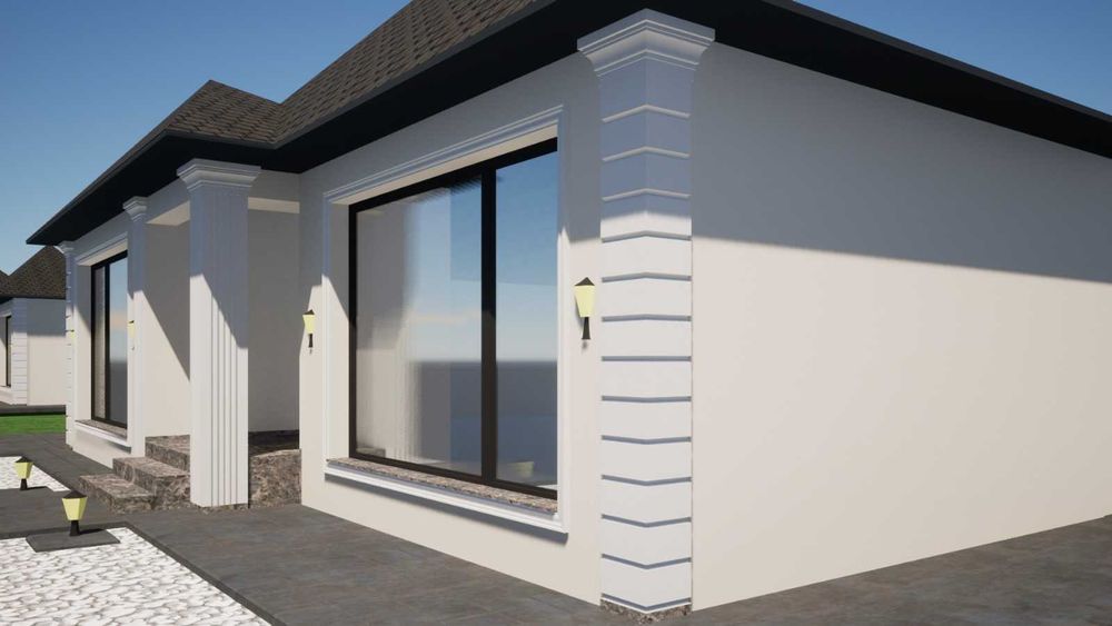 Bosaje de colt din polistiren