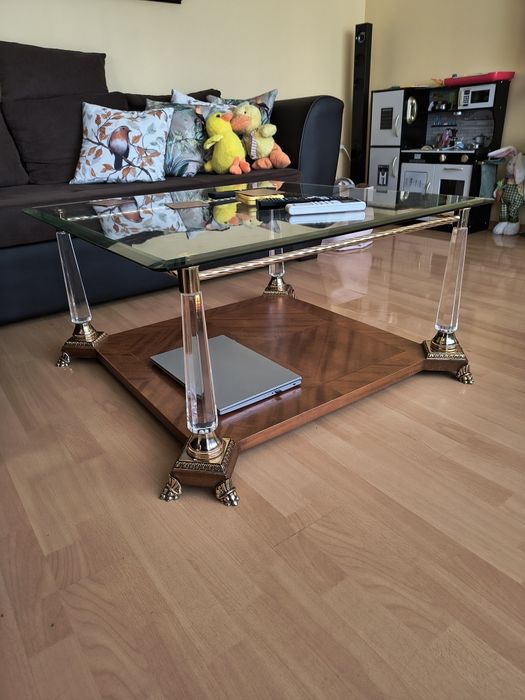 Екстравагантна стъклена маса -  Art style