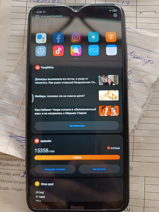 Xoʻpmi Redmi 8 A