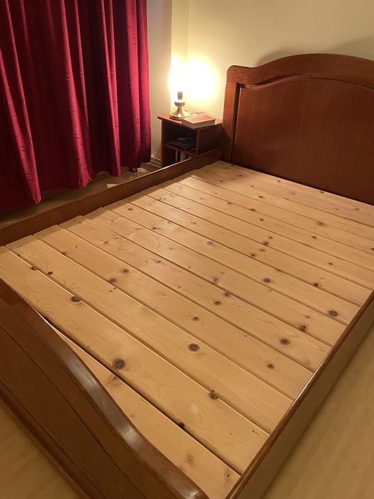 Pat dormitor din lemn de stejar