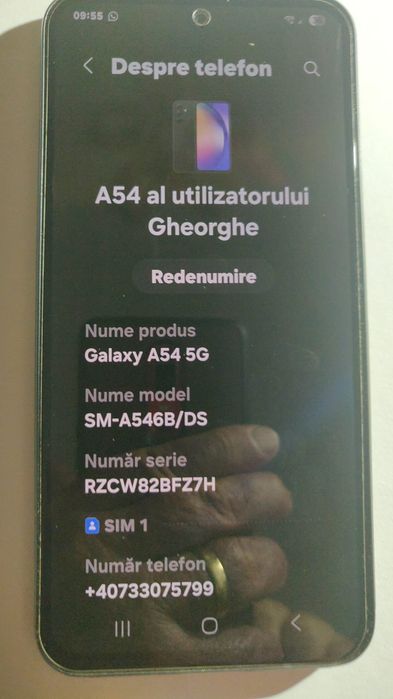 Vând telefon Samsung A54 in garanție.