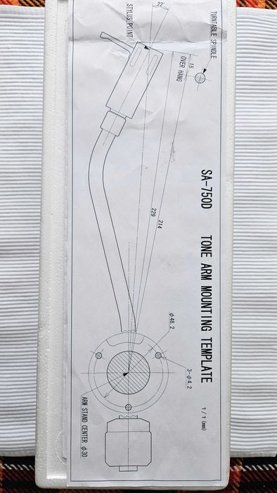 Jelco SA-750d Tonearm
