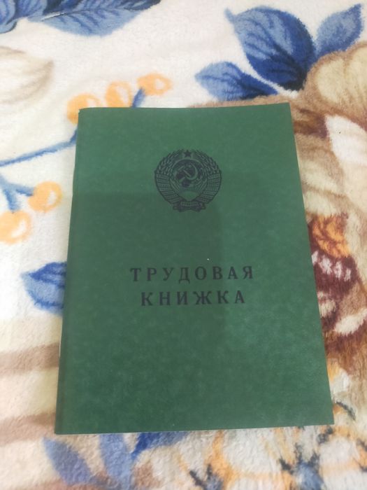 "Трудовая -книжка"-1974г.