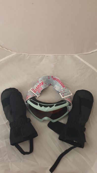 Rossignol детски ски очила и ръкавици