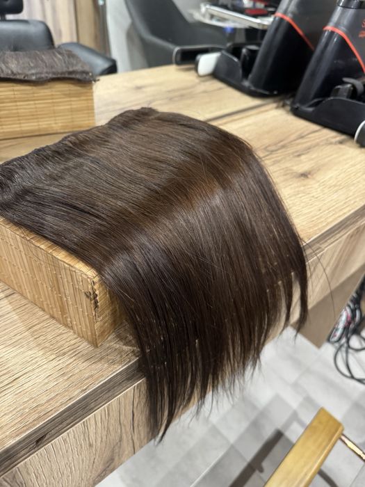 ЕСТЕСТВЕНА КОСА на треса готова за поставяне