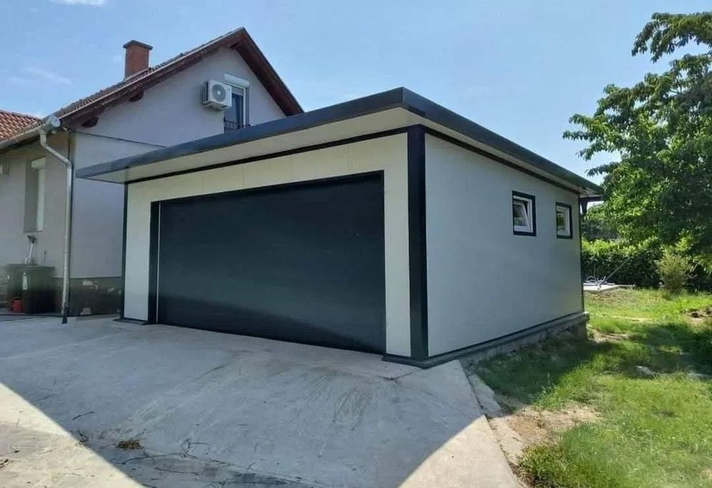 Vand Garaj metalic 6 x 4.5 rezistent si izolat