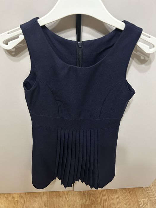 Школьный сарафан с рубашкой для девочки