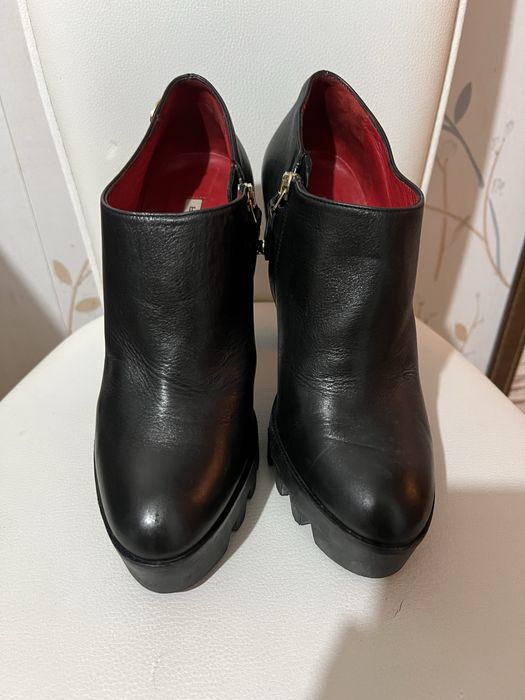 Ботильоны кожаные Италия