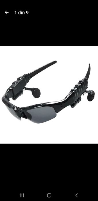 Ochelari de soare cu bluethoot. Casti si microfon