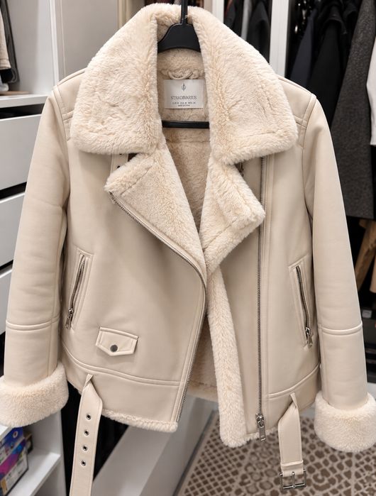 Дубленка stradivarius