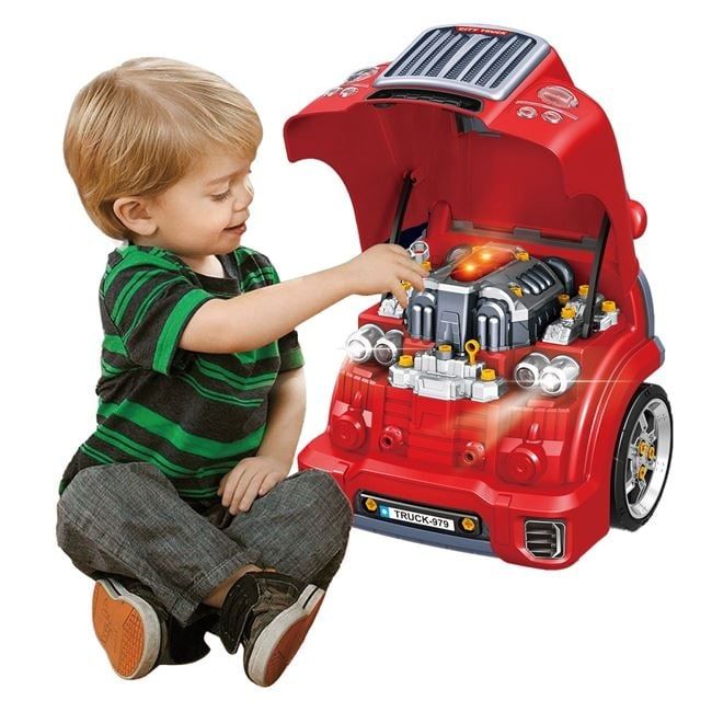 Детски камион работилница с инструменти/камион работилница