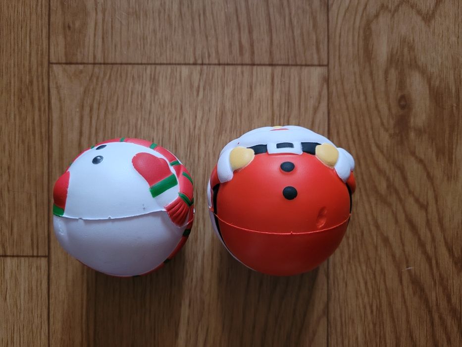 Мячики Дед Мороз и Снеговик