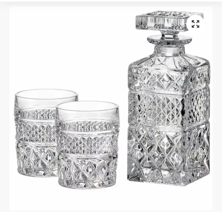 Pahare-set cristal de bohemia