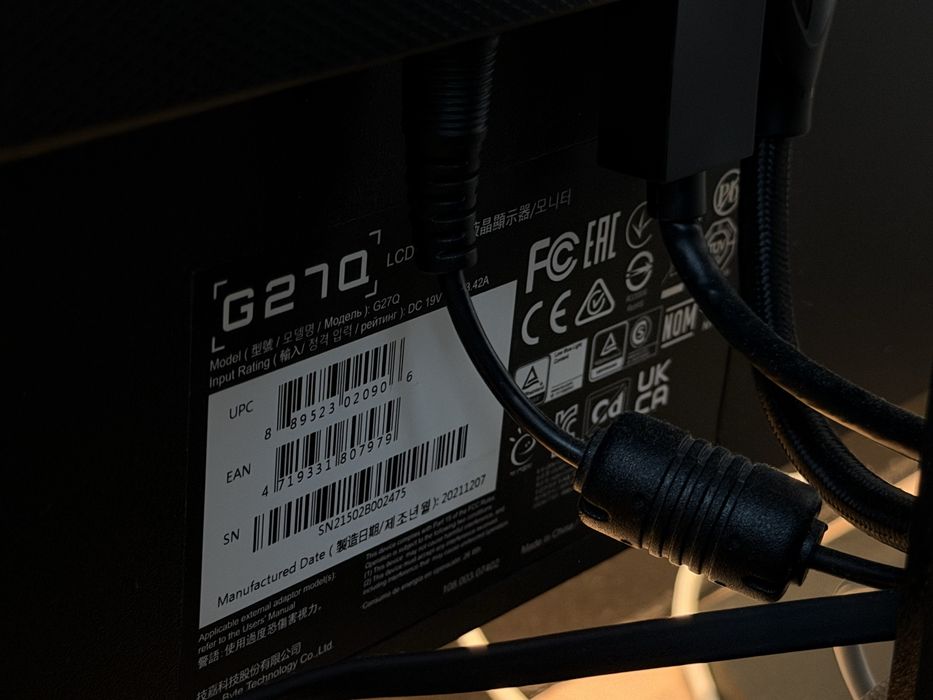 Монитор Gigabyte G27Q (27", 2K, 144Hz, IPS)