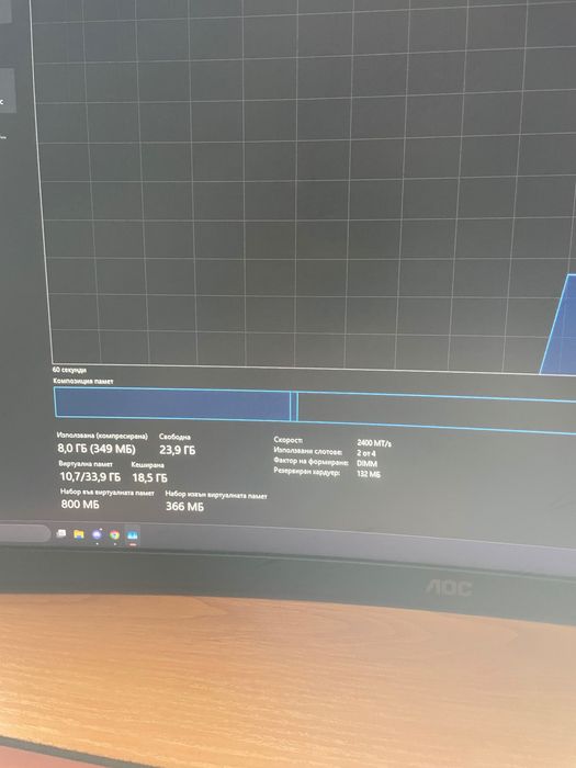 Продавам:Геймърски компютър + 240Hz монитор + периферия