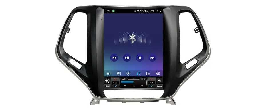 Navigatie Android TESLA Jeep Cherokee 2013-2018 1/6 Gb Ram Carplay