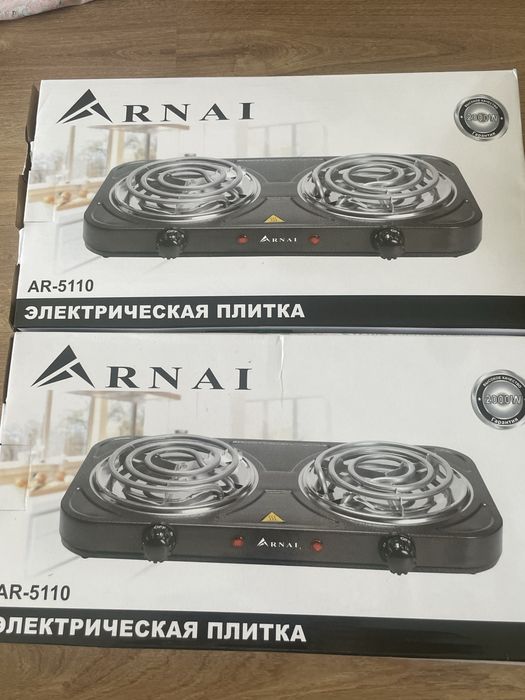 Настольная электрическая плита 2 конфорки