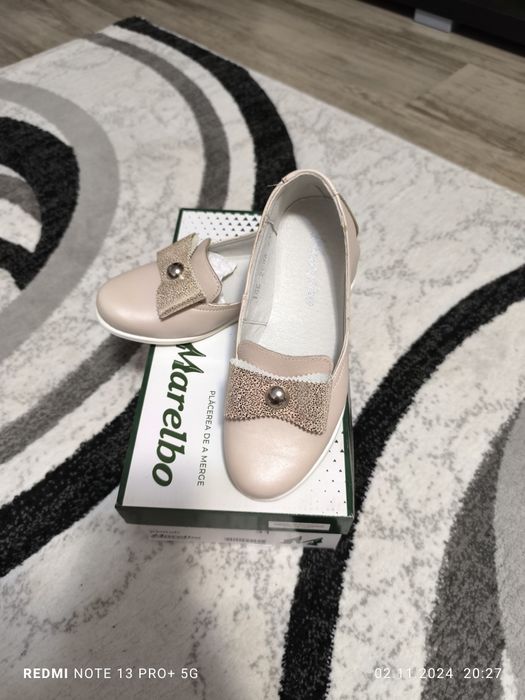Pantofi piele naturală, Marelbo Nr 31, impecabili