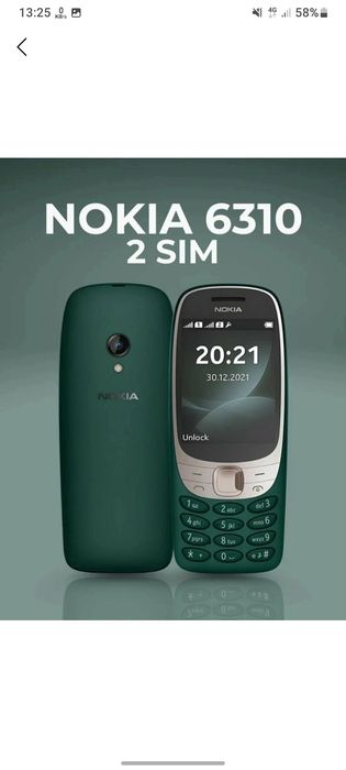 Nokia 6310 orginal ishlatilmagan yangi