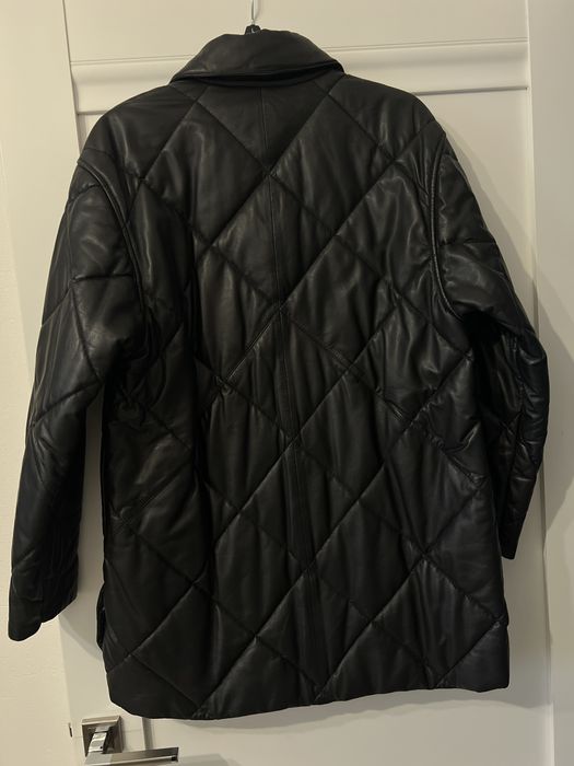 Кожанная куртка Massimo dutti