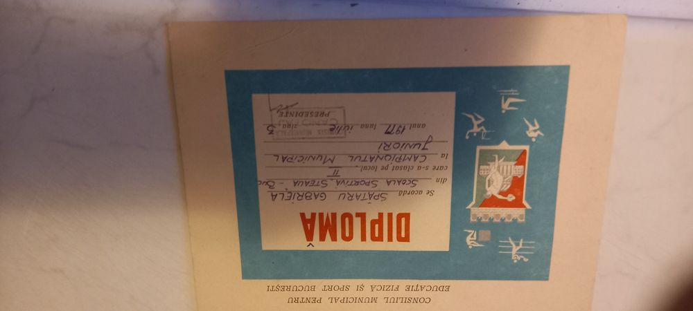 Vând diplome sportive anii 70-80