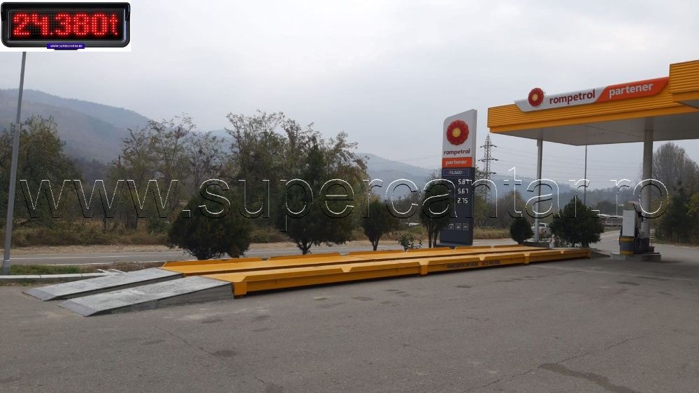 Cantar Auto 60t 16m Nou Superslim 30cm SUPER RELOCABIL