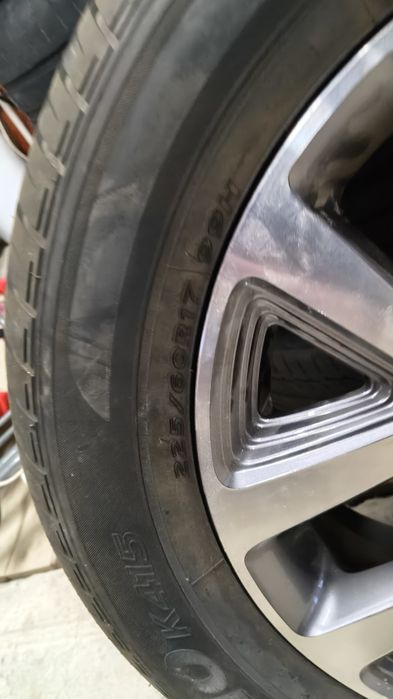 Диск с летней покрышкой 225х60х17