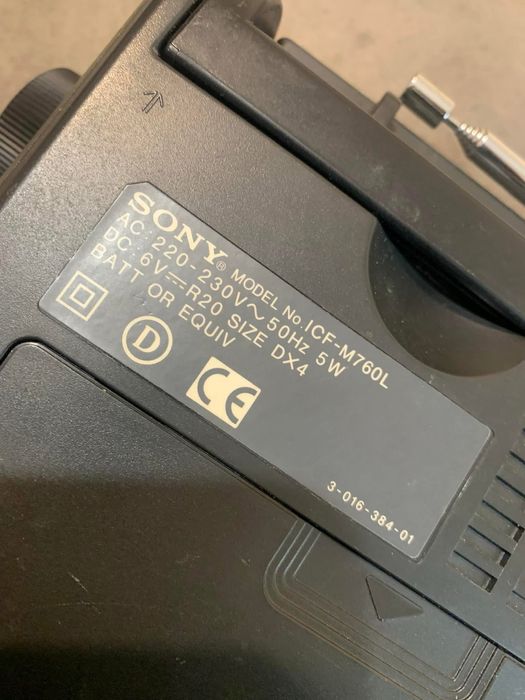 SONY ICF M760L Радио. Работи !