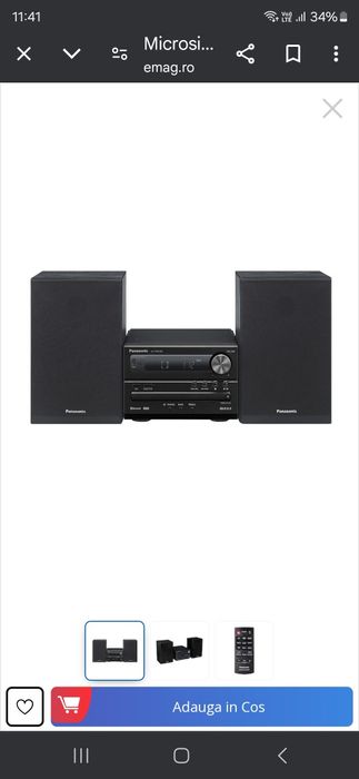 Microsistem audio Panasonic