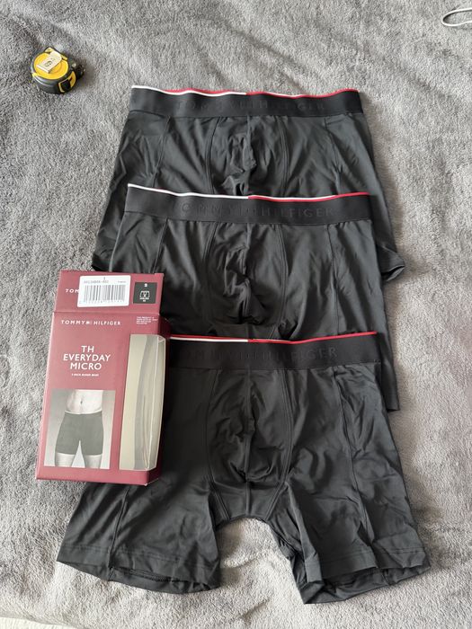Tommy Hilfiger set 3 boxeri micro negri marimea S noi originali