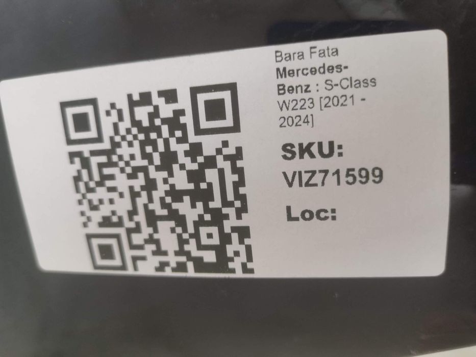 Мерцедес-Бенц S-Класа / Mercedes-Benz S-Class W223 AMG Предна броня ор