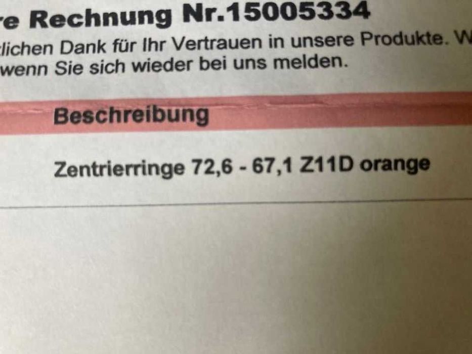 Рингове за центриране на джанти, дистанционери 3бр. Z11D 72,6-67,1